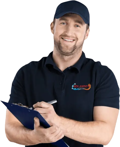 A certified HVAC technician is ready to offer a free estimate for a new residential air conditioning installation in Tampa, FL.