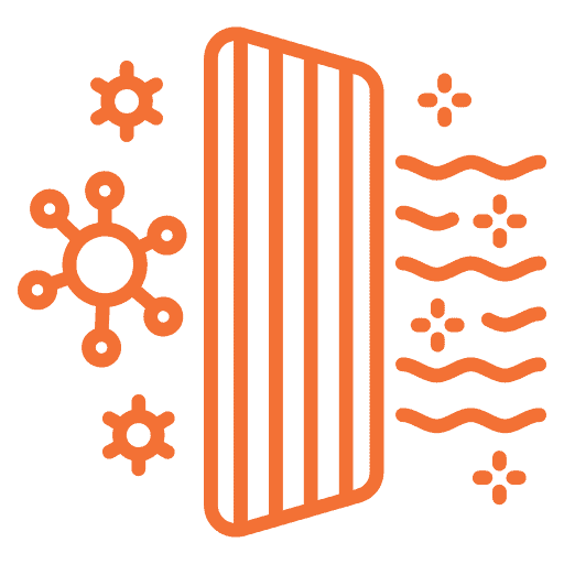Air Cleaning Orange