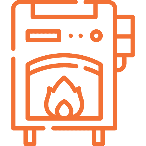 Heater Replacement Orange Icon
