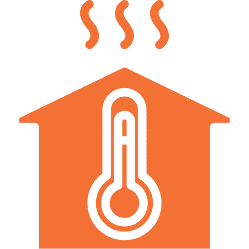 Heater Replacement Orange Icon
