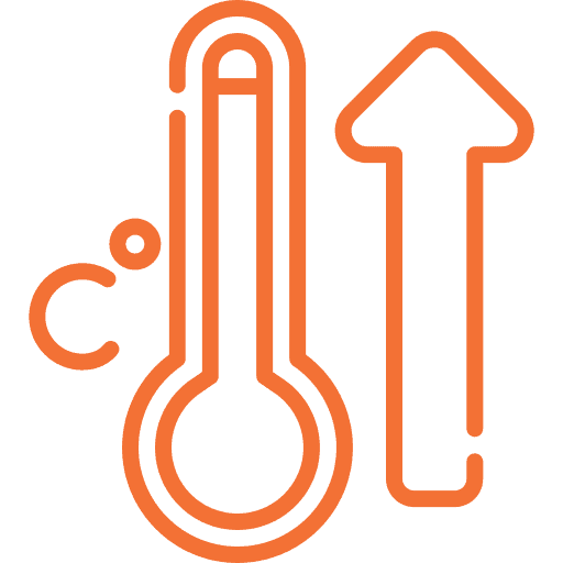 Heating Orange Icon