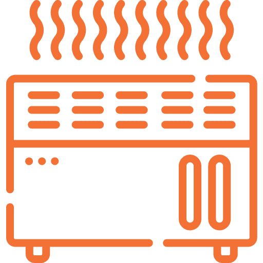 Heating Orange Icon