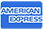 American Express accepted payment logo