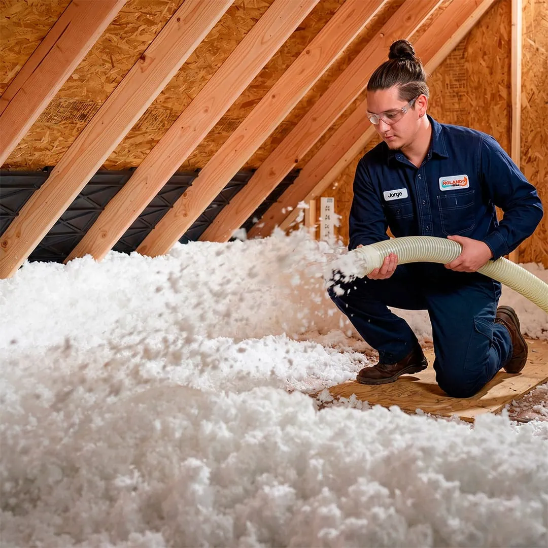 Attic Insulation Installation